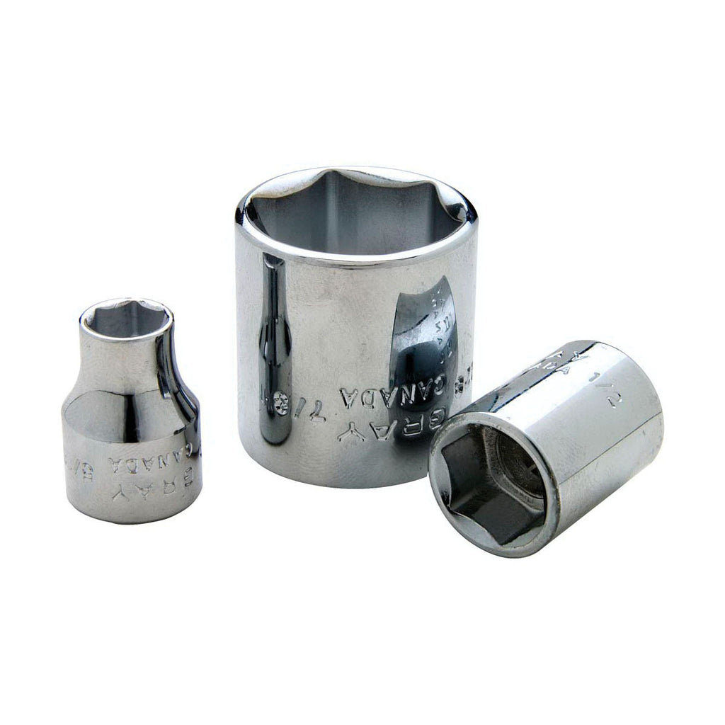 Gray Tools TH30 Socket, 3/8 in Hex Drive, 15/16 in Standard Socket, 6 Points