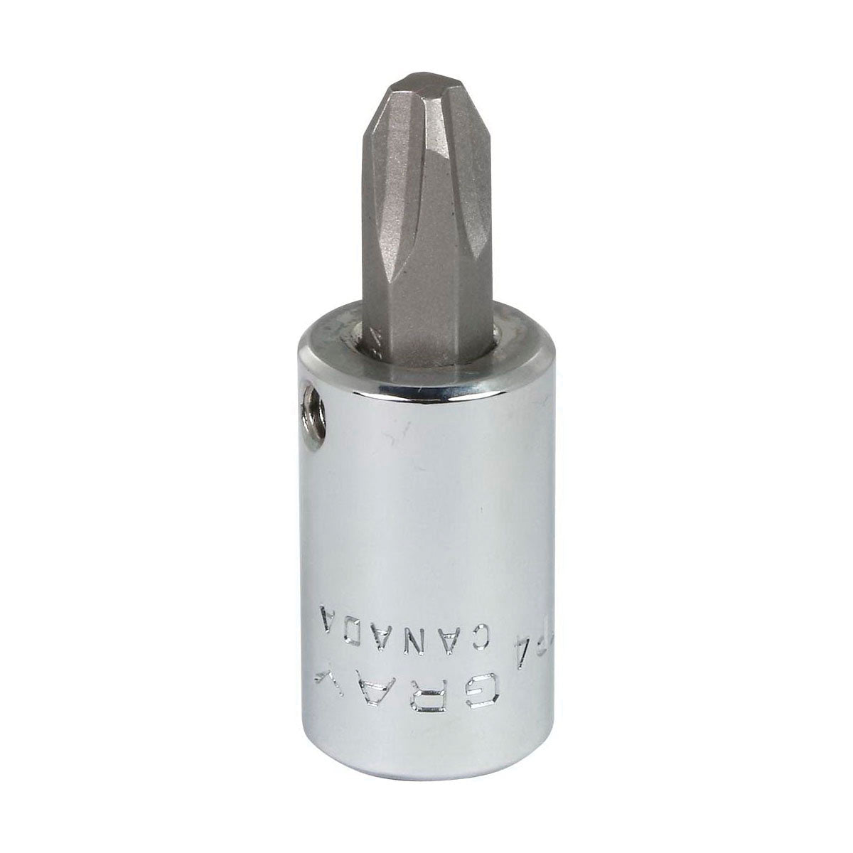Gray Tools TP4 Standard Socket Driver Bit, 3/8 in Drive, #4, 3/4 in L Bit