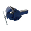 Gray Tools VS8A Bench Vise, Serrated Jaw, 8.9 in Jaw Opening, 8 in W Jaw, 4 in D Throat