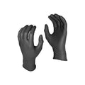 Grease Monkey™ 5555PF-XL 5555PF Sustainable Disposable Gloves, XL, Black, 11 in L, Non-Powdered, Textured, 8 mil THK, Ambidextrous Hand