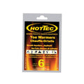 HOTTEC® 1070601-HT Adhesive Toe Warmer, For Use With Shoes or Boots with Restricted Air-Flow, 6 hr, Charcoal Pouch with Adhesive, White