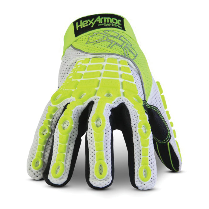 HexArmor® 4030-XL (10) Chrome Oasis® 4030 Cut-Resistant Gloves, XL, PVC Coating, SuperFabric®, Adjustable Cuff, Resists: Abrasion, Cut, Impact and Puncture, ANSI Cut-Resistance Level: A8, ANSI Puncture-Resistance Level: 1, Ambidextrous Hand