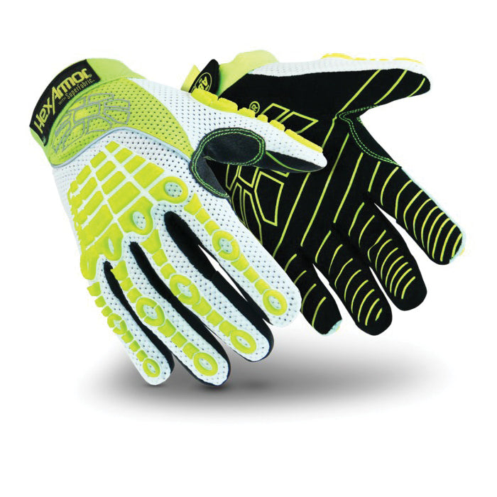 HexArmor® 4030-M (8) Chrome Oasis® 4030 Cut-Resistant Gloves, M, PVC Coating, SuperFabric®, Adjustable Cuff, Resists: Abrasion, Cut, Impact and Puncture, ANSI Cut-Resistance Level: A8, ANSI Puncture-Resistance Level: 1, Ambidextrous Hand