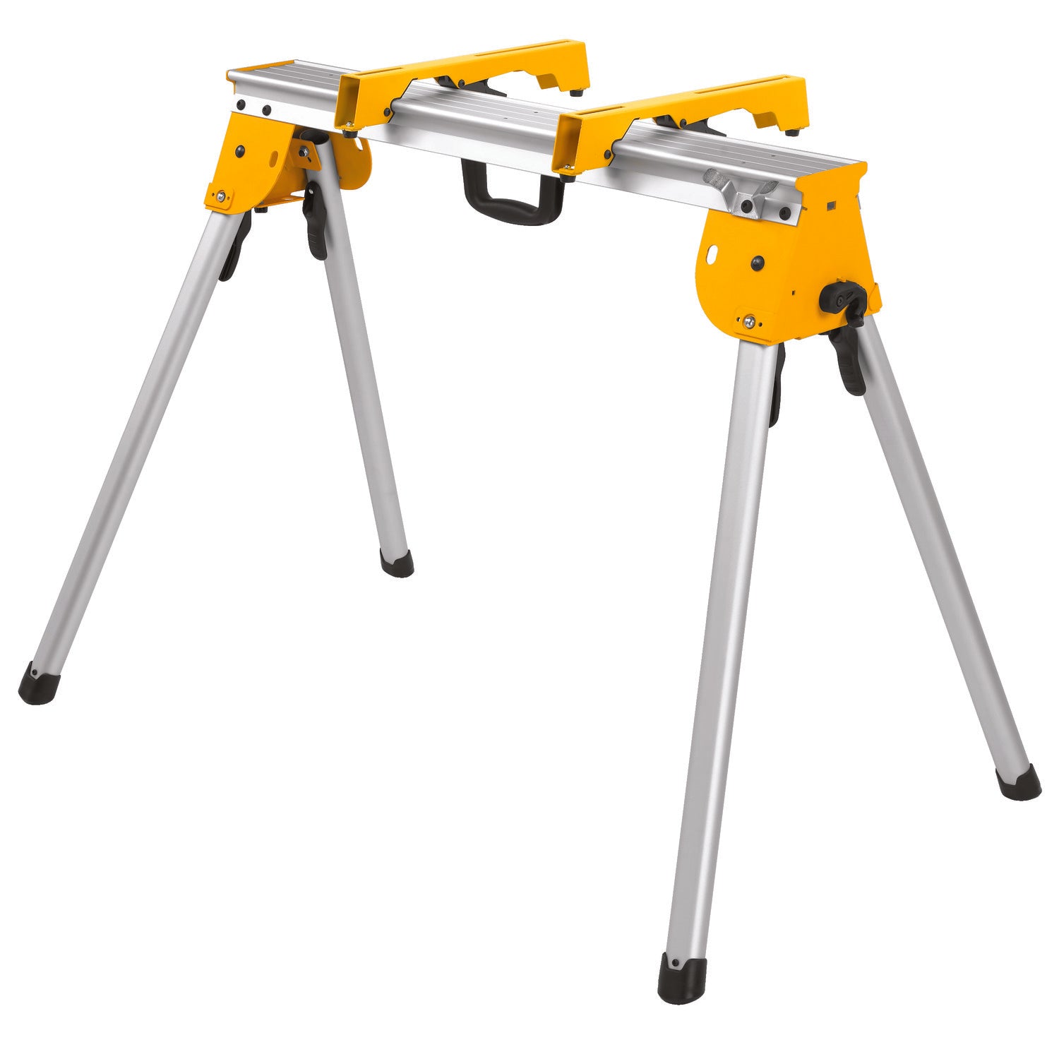 DeWALT® DWX725B Heavy Duty Work Stand, For Use With DeWALT® Miter Saw, 5 in W Work Surface, 1000 lb, 36 in W x 32 in H Extended, 36 in W x 7 in H Folded