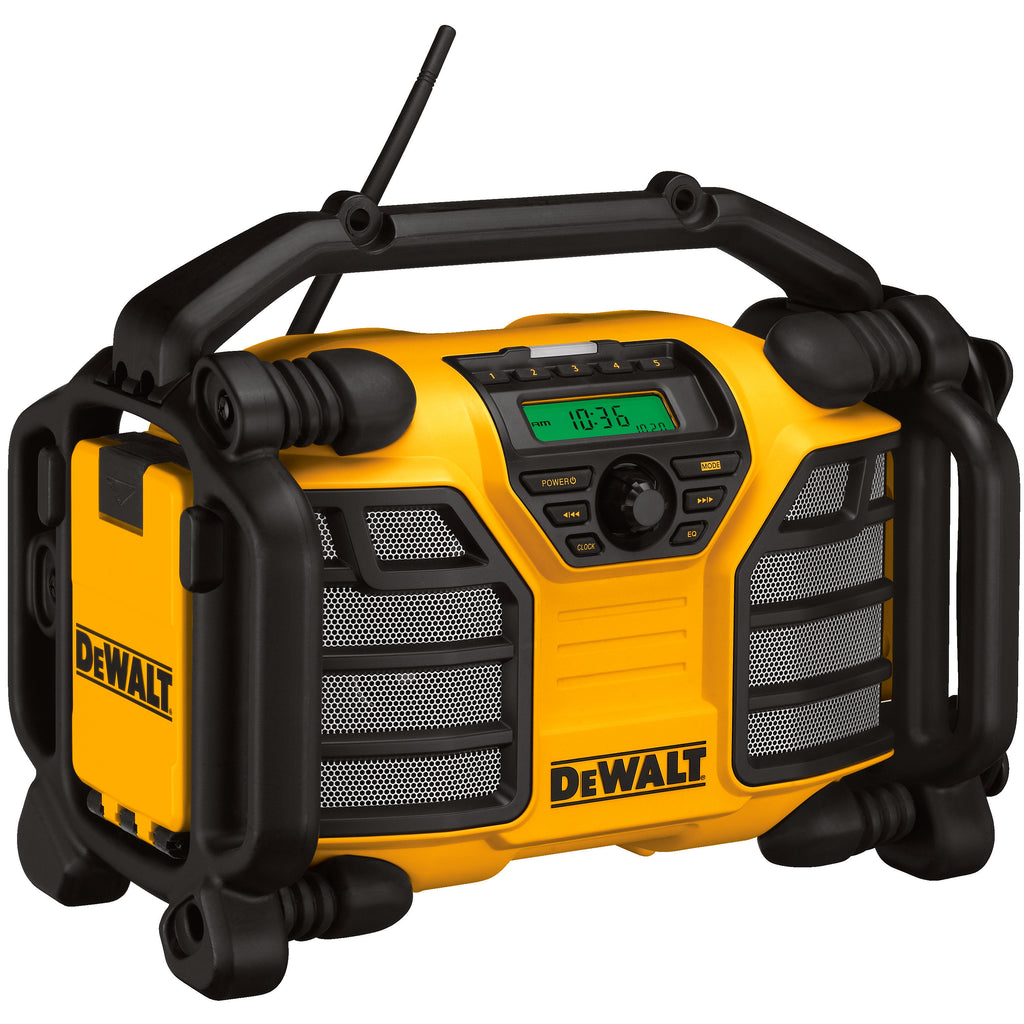 DeWALT® DCR015 Rechargeable Cordless Worksite Charger Radio, 12 V, Li-Ion Battery, Tool Only