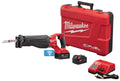 Milwaukee® M18™ FUEL™ SAWZALL® 2721-22 Adjustable Shoe Anti-Vibration Cordless Reciprocating Saw Kit, 1-1/8 in L Stroke, 0 to 3000 spm, Straight Stroke, 18 VDC, 17-3/4 in OAL