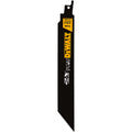 DeWALT® DWA4188 Straight Reciprocating Saw Blade, 8 in L x 1 in W, 14/18, Bi-Metal Body, Universal Tang