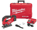 Milwaukee® M18™ FUEL™ 2737-21 Cordless Jig Saw Kit, 18 V DC, For Blade Shank: T-Shank, 9.13 in OAL, Li-Ion Battery