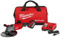 Milwaukee® 2785-21HD Large Cordless Angle Grinder Kit, 7 in, 9 in Dia Wheel, 5/8-11 Arbor/Shank, 18 V DC, Li-Ion Battery, 1 Battery, Trigger Switch