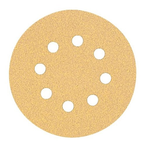 DeWALT® DW4311 Hook and Loop Disc, 5 in Dia, 120 Grit, Fine Grade, Aluminum Oxide Abrasive, Paper Backing