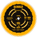 DeWALT® Precision Trim™ DW3218PT Circular Saw Blade, 10 in Dia x 0.071 in THK, 5/8 in Arbor, Carbide Blade, 80 Teeth