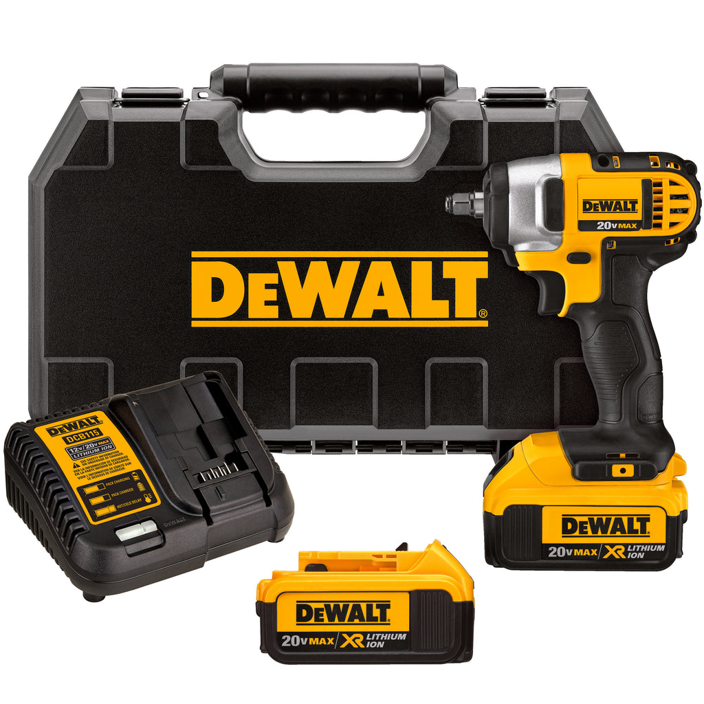 DeWALT® MAX MATRIX™ DCF883M2 XR® Compact Lightweight Cordless Impact Wrench Kit With Hog Ring Anvil, 3/8 in Square Drive, 1560 in-lb Torque, 20 VDC, 5-3/4 in OAL