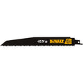 DeWALT® DWA4169 2X™ Tapered Back Reciprocating Saw Blade, 9 in L x 1 in W, 6 TPI, HSS Body, Universal/Toothed Edge Tang