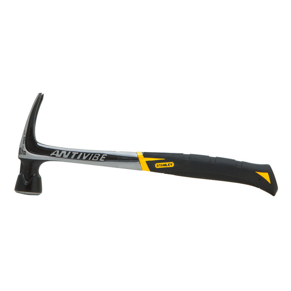Stanley® FatMax® Xtreme™ Anti-Vibe® 51-177 Framing Hammer, 16 in OAL, Smooth Face Surface, 22 oz Steel Head, Rip Claw, High Carbon Steel Handle