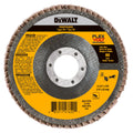 DeWALT® DWAFV84580 FLEXVOLT® High Performance Coated Abrasive Flap Disc, 4-1/2 in Dia, 7/8 in Center Hole, 80 Grit, Medium Grade, Ceramic Abrasive, Type 29 Disc