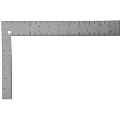 Stanley® 45-912 Carpenter's Square, 12 x 1-1/2 in, 1/16 in Face/Back Graduation, 8 x 1 in Tongue, Steel