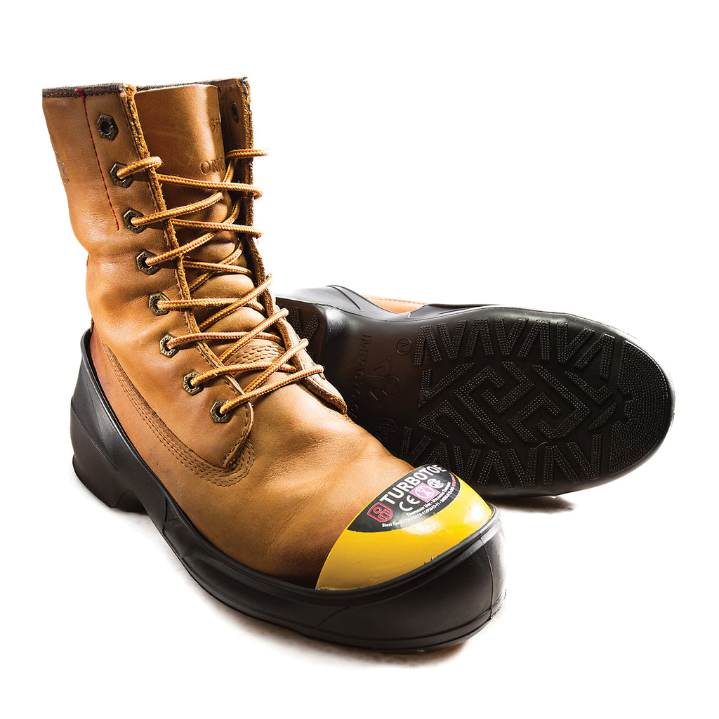 Impacto® TURBOTOE® TTCSAXXL TTXXL Series Toe Cap, Men's, 2XL, SZ 15 to 16 Men's, PVC/Steel, Black, 75 lb Impact Strength