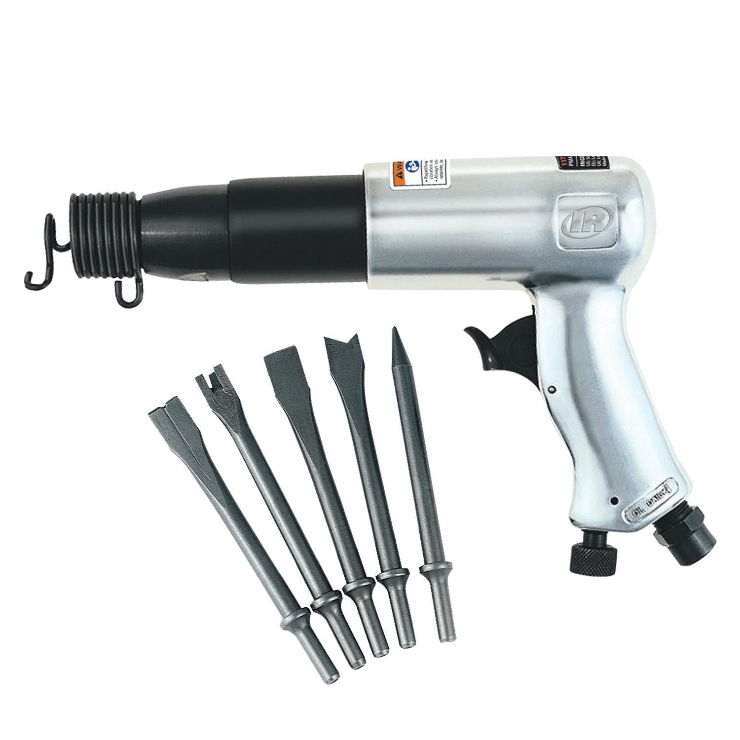 Ingersoll Rand 117K Standard Air Hammer, 0.69 in Dia Bore, 2000 bpm, 3.5 in L Stroke