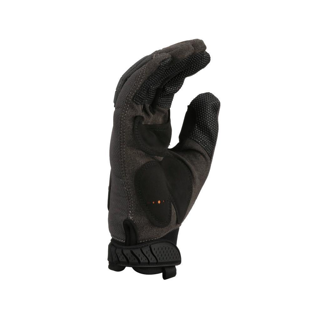 Klein® Journeyman™ Armortex® 40215 Breathable Grip Gloves, L, Synthetic Leather Palm, TPR, Black, Elastic Wrist Cuff, Foam/Tricot Lining
