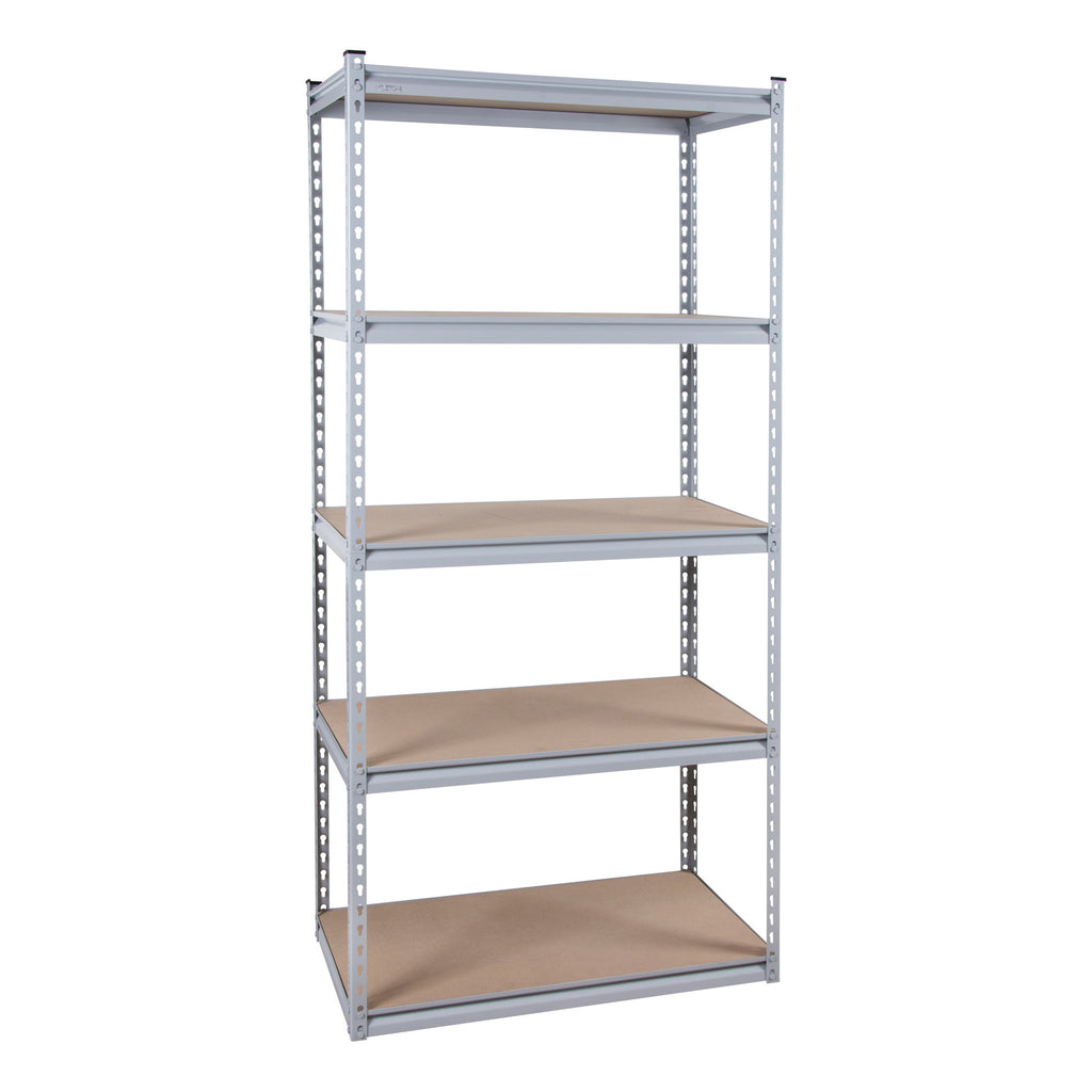 Kleton RN457 Heavy Duty Open Starter Kit Boltless Shelving, 72 in H x 48 in W x 18 in D, 5 Shelves