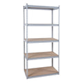Kleton RN457 Heavy Duty Open Starter Kit Boltless Shelving, 72 in H x 48 in W x 18 in D, 5 Shelves
