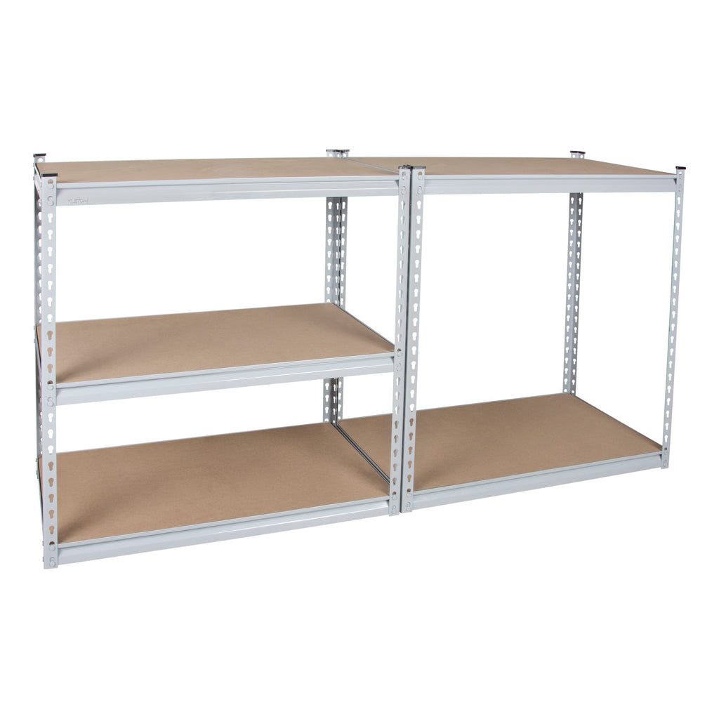 Kleton RN457 Heavy Duty Open Starter Kit Boltless Shelving, 72 in H x 48 in W x 18 in D, 5 Shelves