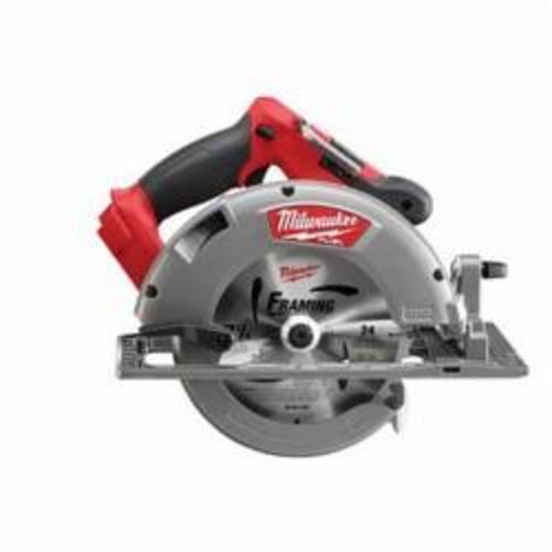 Milwaukee® M18 FUEL™ 2731-20 Cordless Circular Saw, 7-1/4 in Blade, 5/8 in Arbor/Shank, 18 VDC, 1-7/8 in, 2-1/2 in D Cutting, Li-Ion Battery