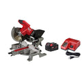 Milwaukee® M18 FUEL™ 2733-21 Kit Cordless Miter Saw Kit, 7-1/2 in Dia Blade, 5/8 in Arbor/Shank, 3-1/2 in Cutting, 48 deg Bevel