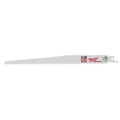 Milwaukee® SAWZALL® 48-00-5016 Fleam Ground Tapered Back Reciprocating Saw Blade, 9 in L x 3/4 in W, 6 TPI, Bi-Metal Body, Universal/Toothed Edge Tang