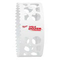 Milwaukee® HOLE DOZER™ Ice Hardened™ 49-56-0223 Hole Saw, 4-1/4 in Dia, 1-5/8 in D Cutting, Bi-Metal/8% Cobalt Cutting Edge