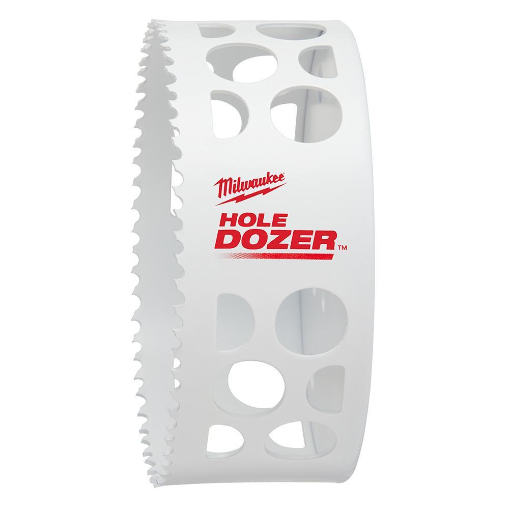 Milwaukee® HOLE DOZER™ Ice Hardened™ 49-56-0227 Hole Saw, 4-3/8 in Dia, 1-5/8 in D Cutting, Bi-Metal/8% Cobalt Cutting Edge