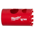 Milwaukee® Diamond Plus™ 49-56-5615 Diamond Grit Threaded Hole Saw, 1-1/8 in Dia, 1-1/2 in D Cutting, 1/4 in Arbor