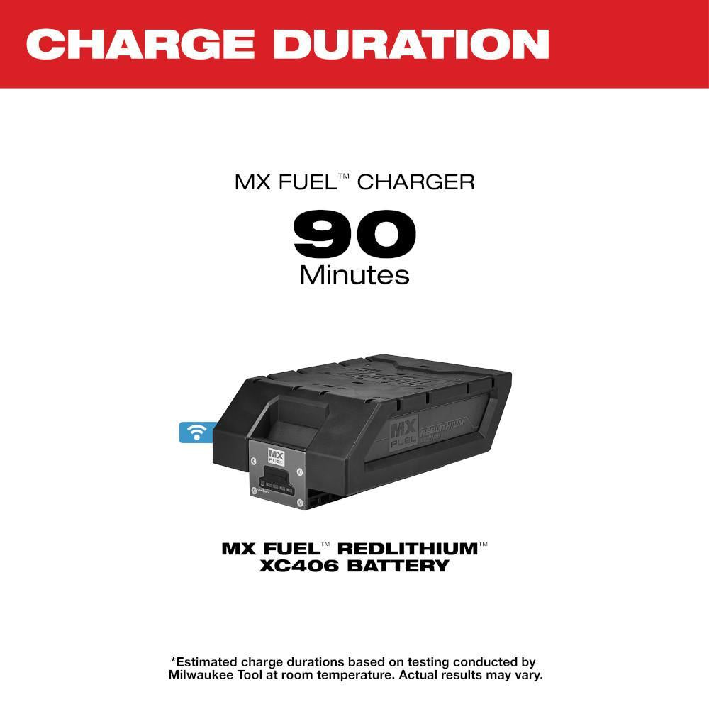 Milwaukee® MX FUEL™ REDLITHIUM™ MXFXC406 Rechargeable Battery Pack, 6 Ah Li-Ion Battery, For Use With MX FUEL™ REDLITHIUM™ Equipment
