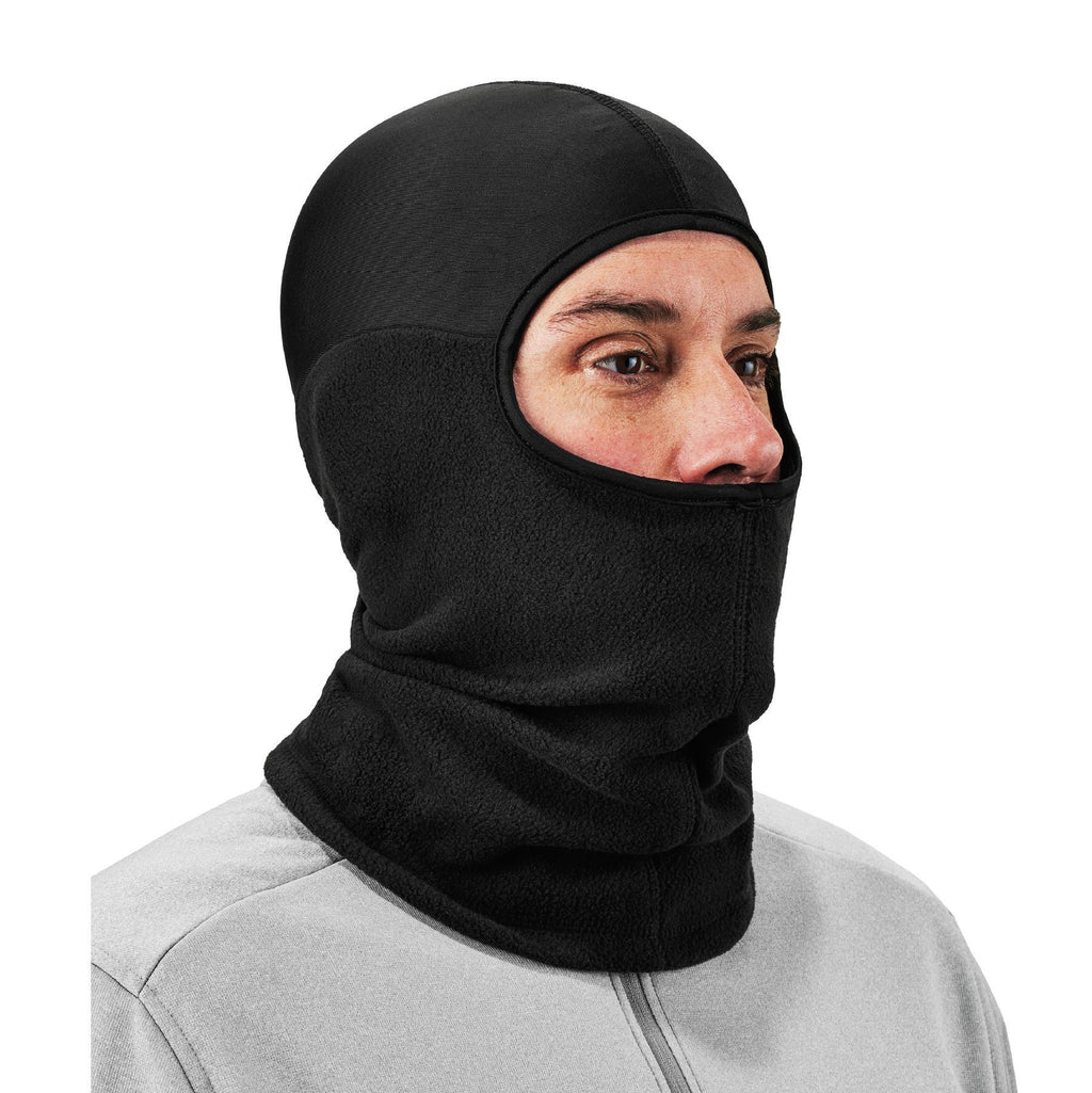 N-Ferno® 16822 Balaclava Face Mask With Spandex Top, Black, Polyester