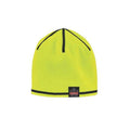 N-Ferno® 16816 Reversible Knit Cap, Universal, Gray/Lime, Polyester Fleece