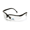 Pyramex® SB1810R30 Bi-Focal Lens Safety Reading Glasses, +3 Diopter, Clear Lens, Black, Nylon/Polycarbonate Frame, Polycarbonate Lens, Yes UV Protection, ANSI Z87.1+, CE EN166 c SEI CAN/CSA Z94.3-15, MIL-PRF 32432