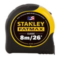 Stanley® 33-726 Reinforced Tape Rule, 26 ft L Blade x 1-1/4 in W Blade, Mylar® Polyester Film Blade, Graduations Metric/Fractional