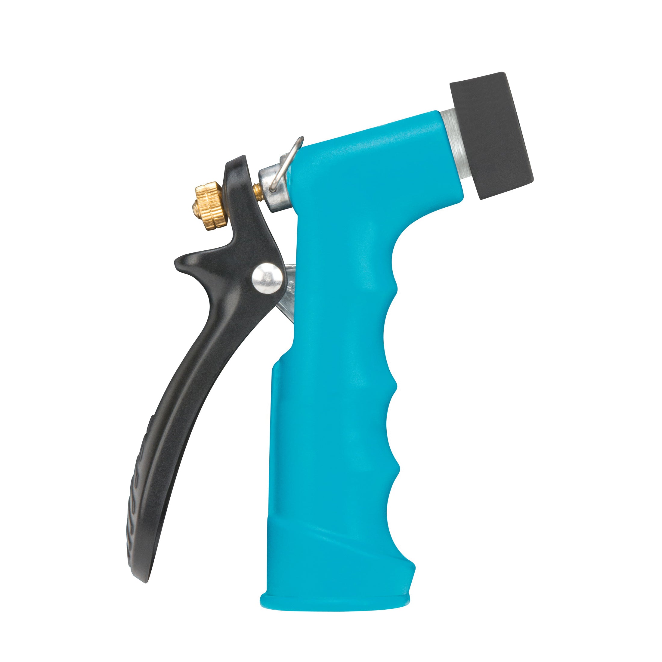 aurora tools® NM815 Insulated Rear Trigger Pistol Grip Nozzle, 100 psi Pressure, ABS/Aluminum/Polyoxymethylene/Zinc, Black/Brass, Import