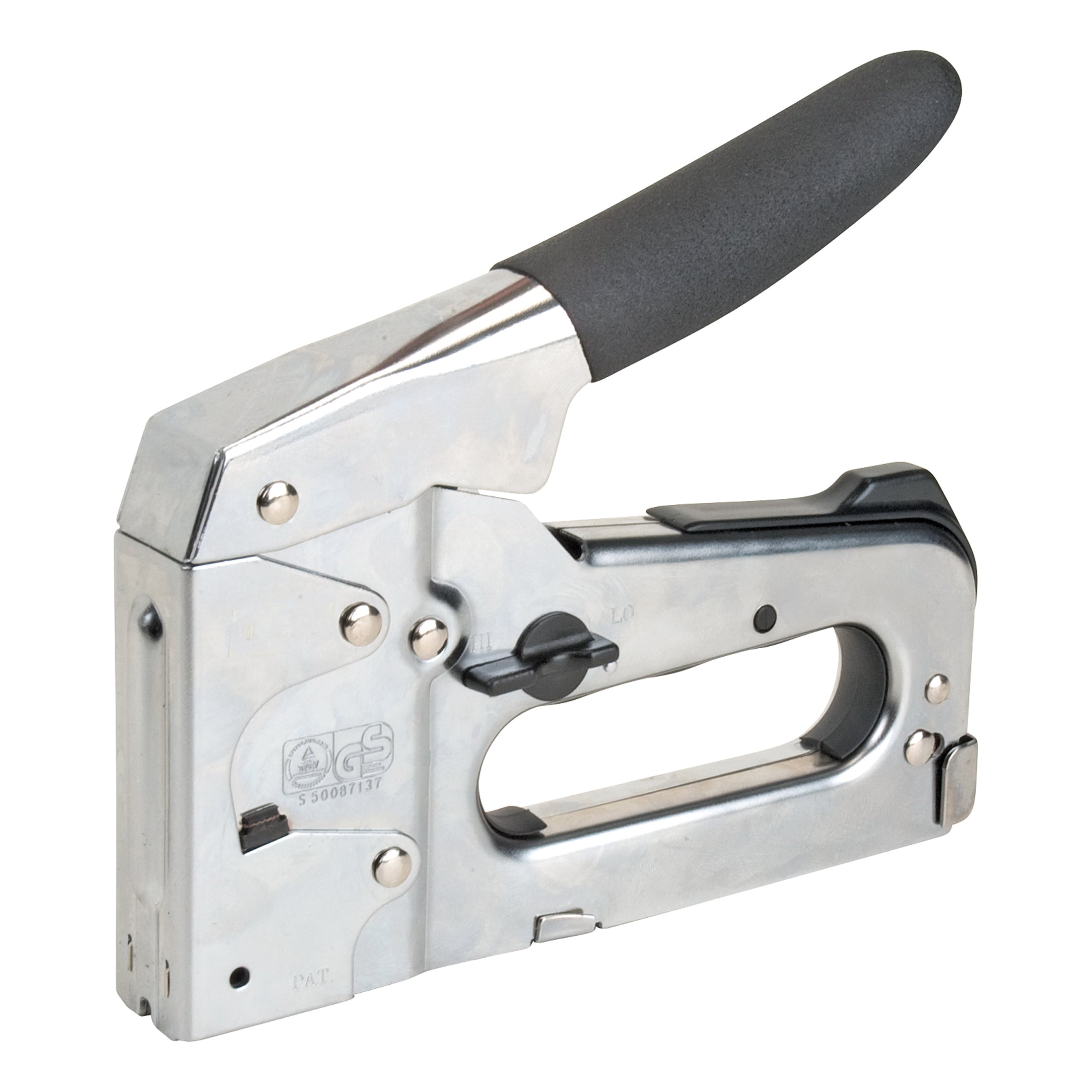 aurora tools® PE337 Heavy Duty Staple Gun Tacker, Steel
