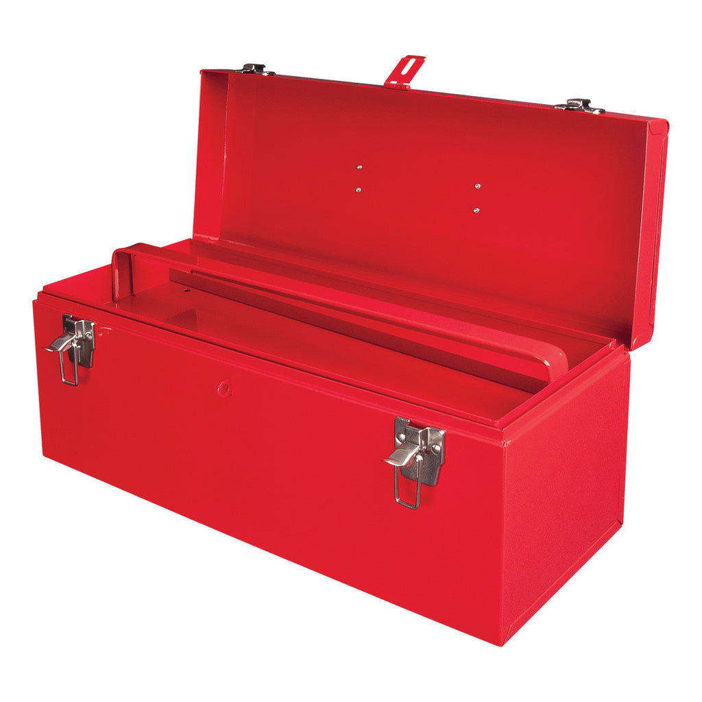 aurora tools® TEP336 ATB100 Portable Tool Box With Metal Tool Tray, 9 in H x 21 in W x 8-3/4 in D