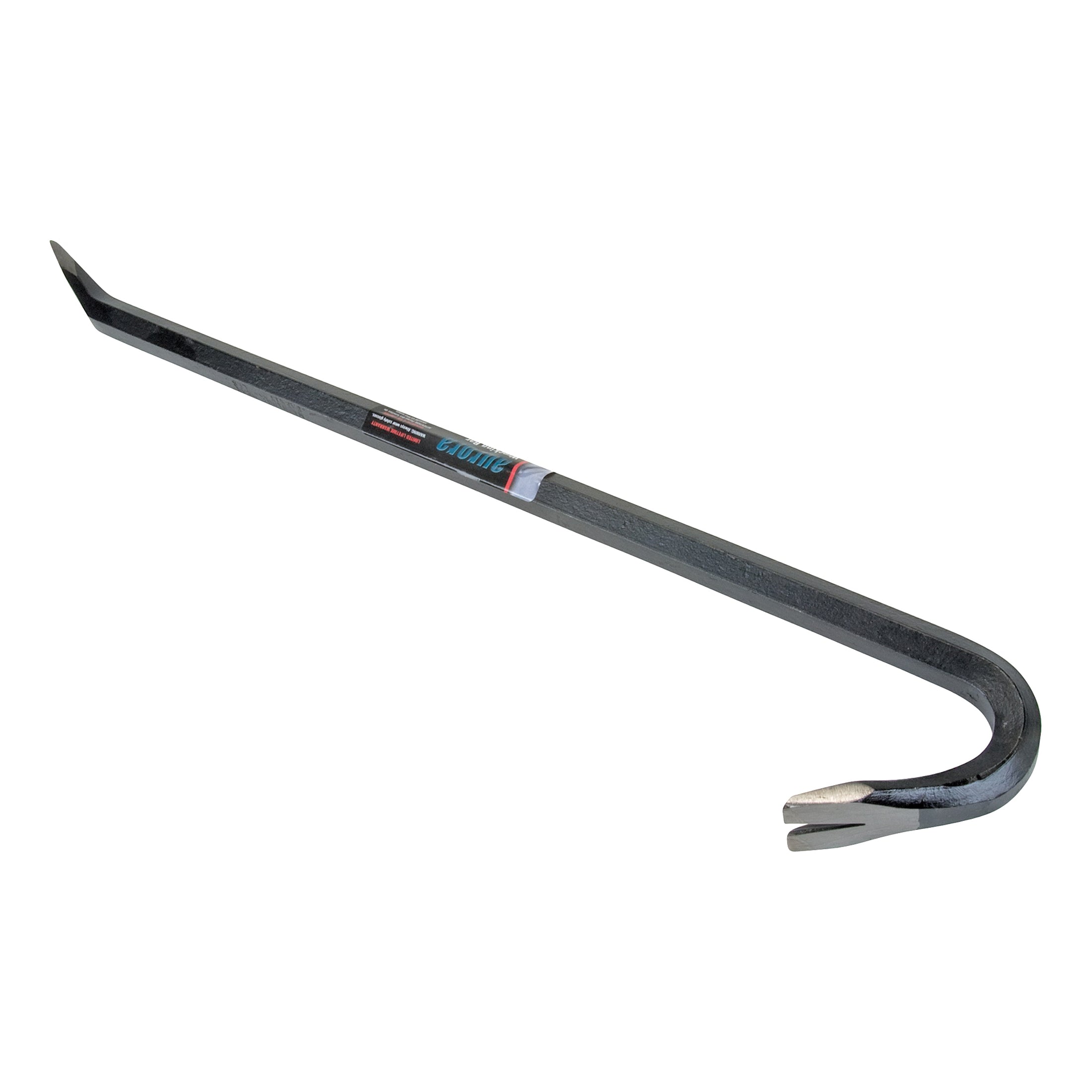 aurora tools® TJZ049 Gooseneck Wrecking Bar, Beveled Tip, 24 in OAL, Steel