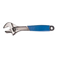 aurora tools® TJZ103 Reversible Jaw Adjustable Wrench, Polished Chrome/Black Nickle, 12 in OAL, Vanadium Steel Jaw, Composite Body, ANSI Specified, Vanadium Steel