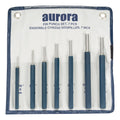 aurora tools® TLZ421 Pin Punch Set, Pin Style, 1/16 to 1/4 in Punch, 7 Punches, 7 Pieces
