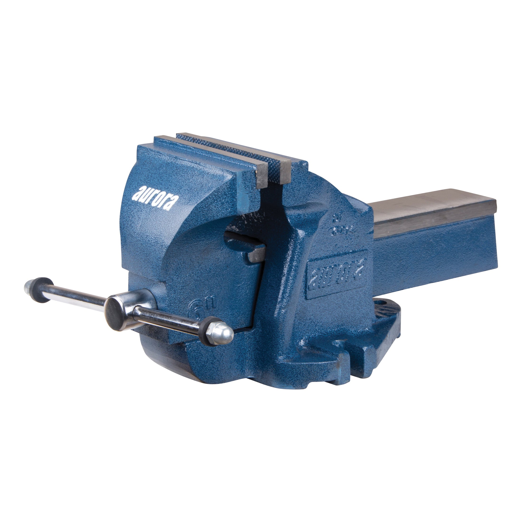 aurora tools® TYL095 Heavy Duty Bench Vise, 6-1/2 in Jaw Opening, 6 in W, 3-1/2 in D Throat
