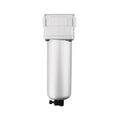 aurora tools® TYY169 FRL400 Semi-Automatic Vertical Air Filter With Separator and Shield, 1 in NPT Port, 40 um Filter, 290 psi Pressure, Metal Bowl
