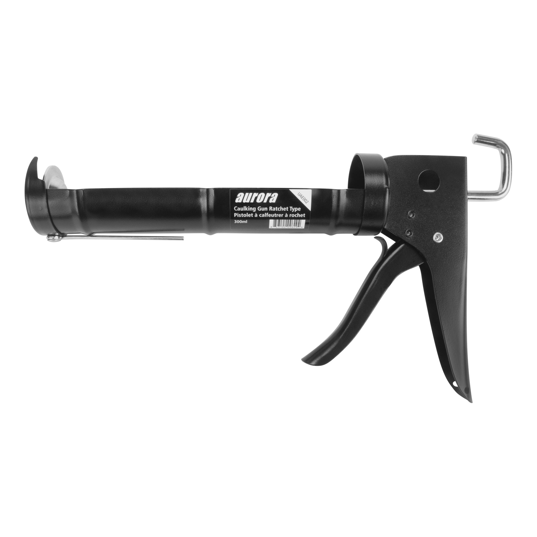 aurora tools® UAE002 Compact Ratchet Style Caulking Gun, 300 mL Container