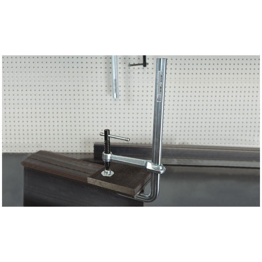 classiX™ GS12-8K F-Style Bar Clamp, 3-1/8 in D Throat, 4 in Clamping, Non-Replaceable Swivel