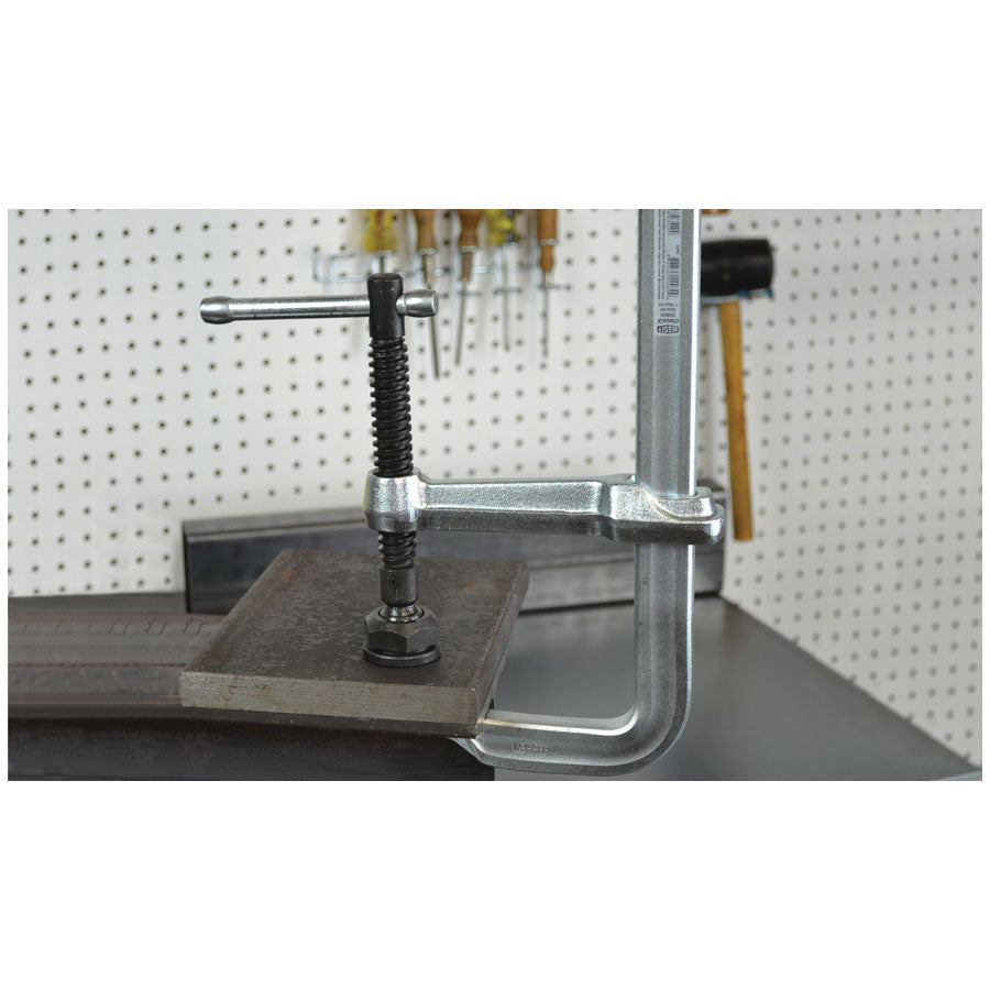 classiX™ GSM40 Regular Duty F-Style Bar Clamp, 5-1/2 in D Throat, 16 in Clamping, Replaceable Swivel